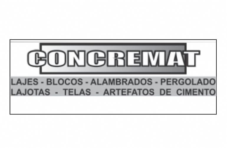 CONCREMAT BLOCOS E ALAMBRADOS LAJES ARTEFATOS DE C