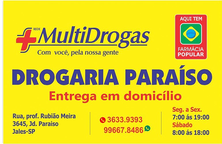 FARMACIA E DROGARIA PARAISO MULTIDROGAS