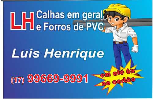 LH CALHAS FORROS DE PVC