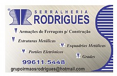 SERRALHERIA RODRIGUES  ESTRUTURAS MÉTALICAS