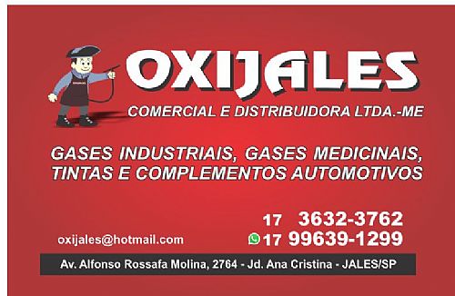 OXIJALES COMERCIO DE TINTAS E OXIGENIO MEDICIONAL