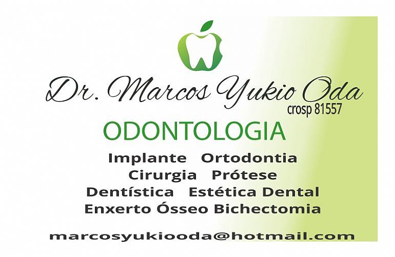 MARCOS  YUKIMITSU ODA DENTISTA ODA ODONTOLOGIA