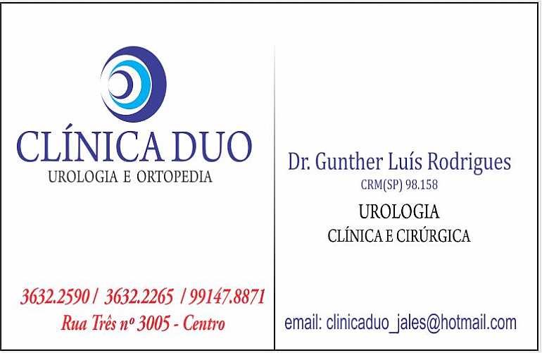 CLÍNICA DUO - DR GUNTHER LUIS RODRIGUES 