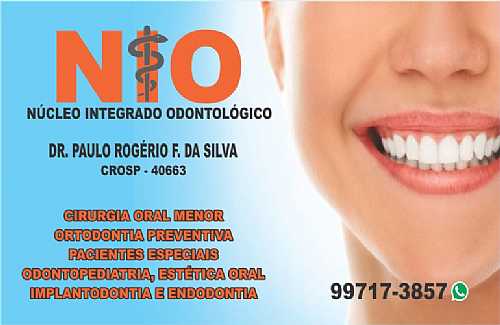 NIO INTEGRADO ODONTOLOGICO DENTISTA PAULO ROGÉRIO