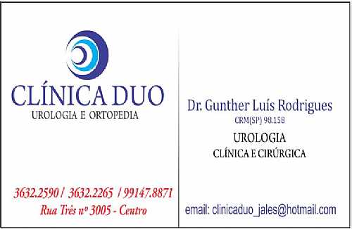 CLÍNICA DUO - DR GUNTHER LUIS RODRIGUES 